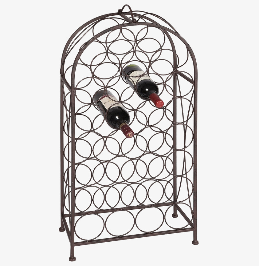 Vinställ Antikbrun 93cm Ambiente Haus Stora vinställ