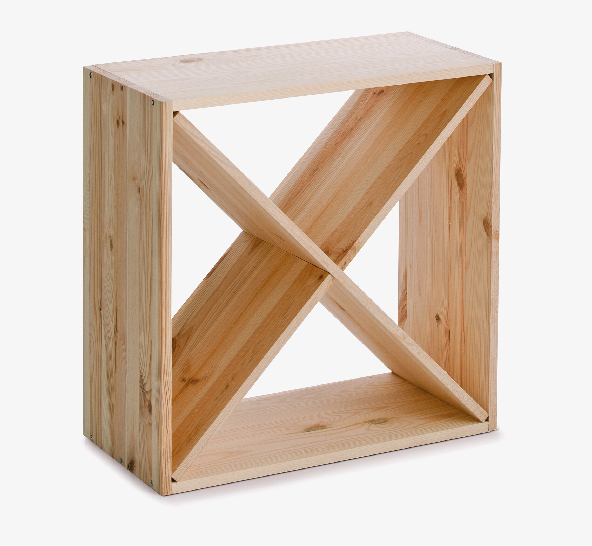 Vinställ 24 Flaskor Kryss Furu Zeller Stora vinställ