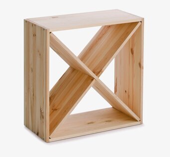 Bild av gediget vinställ i hållbar och stilren design