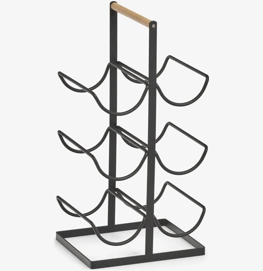 Vinställ Svart/Natur Zeller