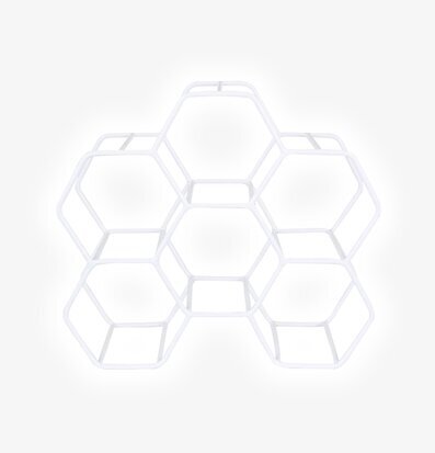 Bild av stilrent vinställ med geometrisk design