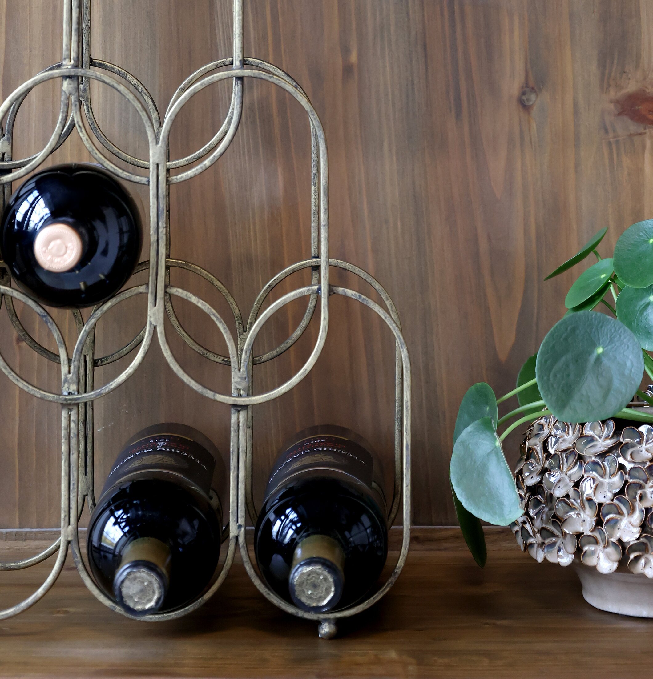 Vinställ Antik Mässing Chic Antique