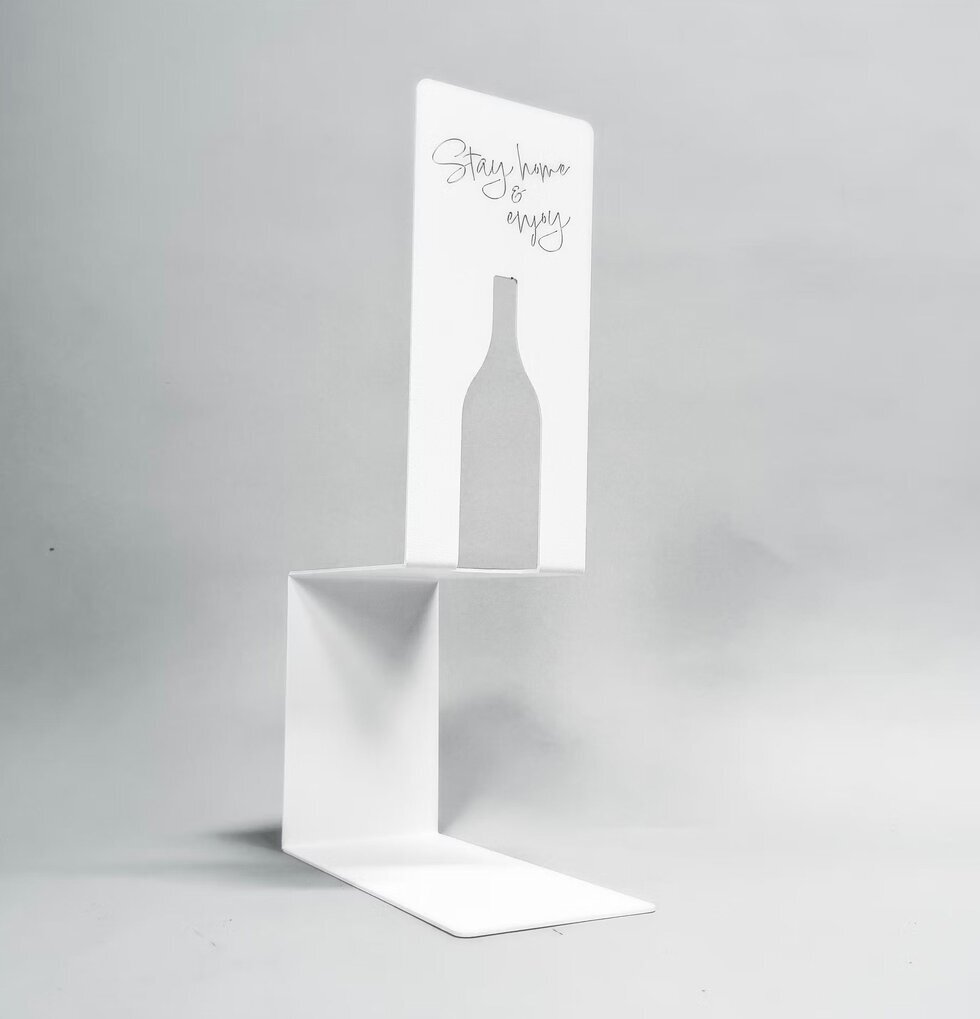 #ÄlskaPlåt Vinställ Bag-In-Box Vit Älskaplåt